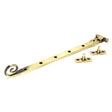From The Anvil - Aged Brass 12" Monkeytail Stay | Sku. 83569 | Trade Door Handles.