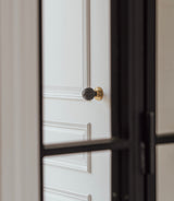 From The Anvil - Ebony & Aged Brass Beehive Mortice/Rim Knob Set | Sku. 83574 | Trade Door Handles.