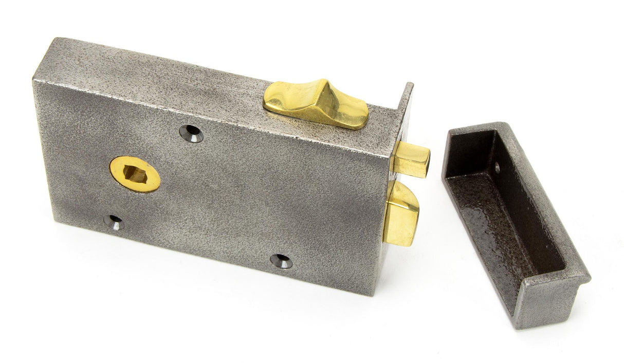 From The Anvil - Iron Left Hand Bathroom Latch | Sku. 83575 | Trade Door Handles.