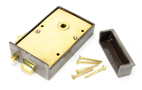 From The Anvil - Iron Left Hand Bathroom Latch | Sku. 83575 | Trade Door Handles.