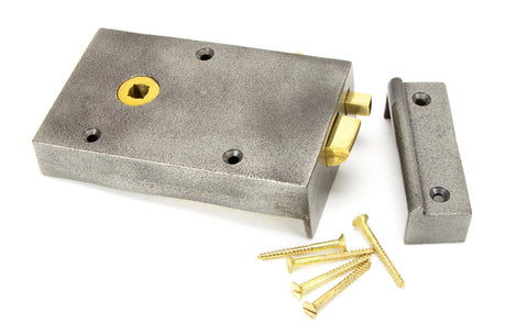 From The Anvil - Iron Left Hand Bathroom Latch | Sku. 83575 | Trade Door Handles.