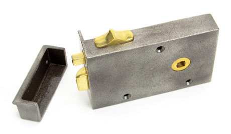 From The Anvil - Iron Right Hand Bathroom Latch | Sku. 83576 | Trade Door Handles.