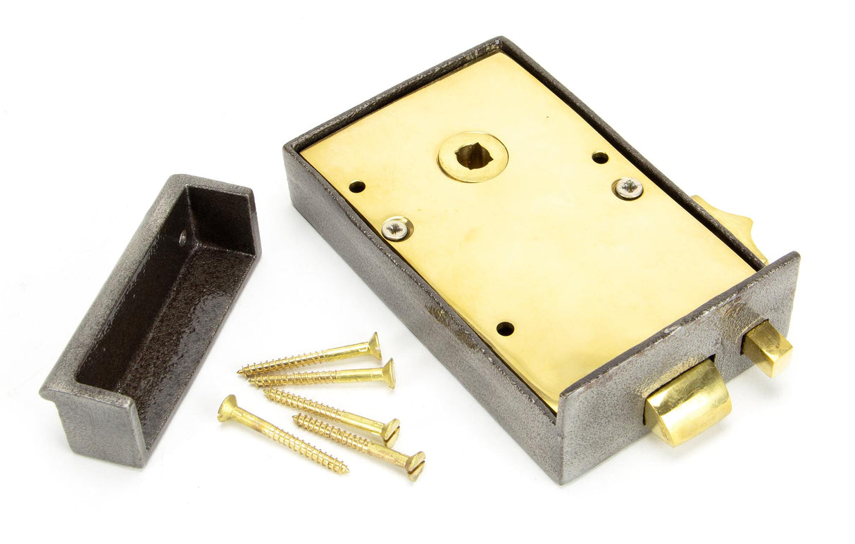 From The Anvil - Iron Right Hand Bathroom Latch | Sku. 83576 | Trade Door Handles.