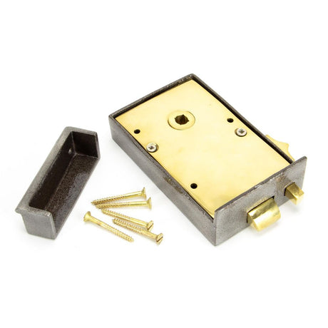 From The Anvil - Iron Right Hand Bathroom Latch | Sku. 83576 | Trade Door Handles.