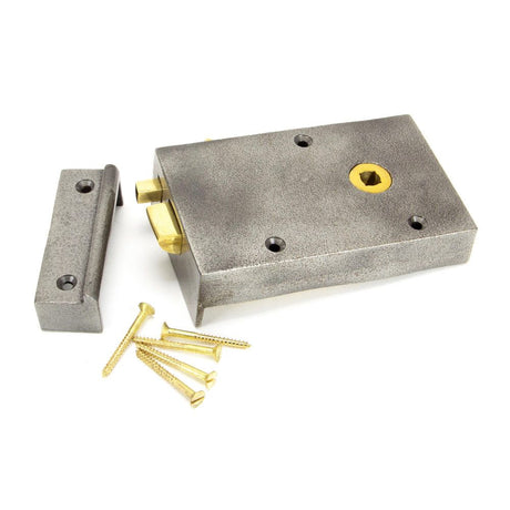 From The Anvil - Iron Right Hand Bathroom Latch | Sku. 83576 | Trade Door Handles.