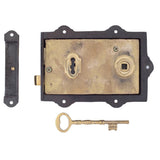 From The Anvil - Iron Davenport Rim Lock | Sku. 83578 | Trade Door Handles.