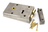 From The Anvil - Iron Left Hand Rim Lock - Small | Sku. 83583 | Trade Door Handles.