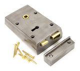 From The Anvil - Iron Left Hand Rim Lock - Small | Sku. 83583 | Trade Door Handles.