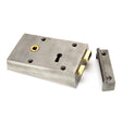 From The Anvil - Iron Left Hand Rim Lock - Small | Sku. 83583 | Trade Door Handles.