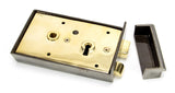 From The Anvil - Iron Right Hand Rim Lock - Small | Sku. 83584 | Trade Door Handles.