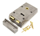 From The Anvil - Iron Right Hand Rim Lock - Small | Sku. 83584 | Trade Door Handles.