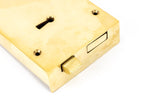 From The Anvil - Polished Brass Left Hand Rim Lock - Large | Sku. 83585 | Trade Door Handles.