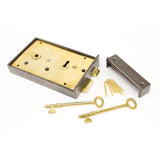 From The Anvil - Iron Left Hand Rim Lock - Large | Sku. 83591 | Trade Door Handles.