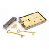 From The Anvil - Iron Right Hand Rim Lock - Large | Sku. 83592 | Trade Door Handles.