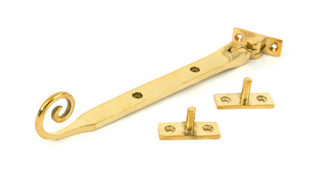 From The Anvil - Polished Brass 8" Monkeytail Stay | Sku. 83594 | Trade Door Handles.