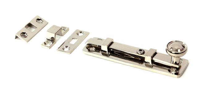 From The Anvil - Polished Nickel 4" Universal Bolt | Sku. 83611 | Trade Door Handles.