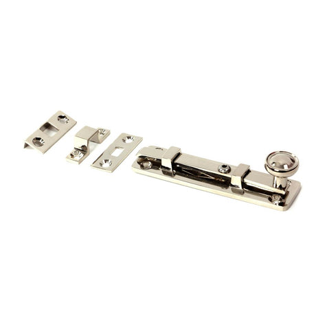 From The Anvil - Polished Nickel 4" Universal Bolt | Sku. 83611 | Trade Door Handles.