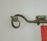 From The Anvil - Beeswax Leaf Curtain Finial (pair) | Sku. 83613 | Trade Door Handles.