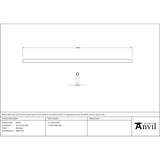 From The Anvil - Beeswax 1m Curtain Pole | Sku. 83615 | Trade Door Handles.