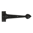 From The Anvil - Black Textured 12" Cast T Hinge (pair) | Sku. 83621 | Trade Door Handles.
