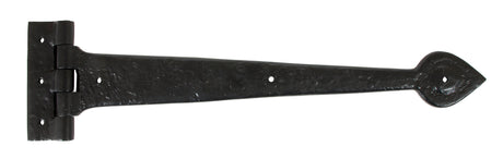From The Anvil - Black Textured 16" Cast T Hinge (pair) | Sku. 83622 | Trade Door Handles.