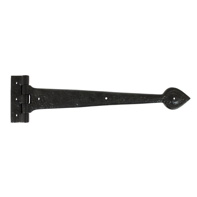From The Anvil - Black Textured 16" Cast T Hinge (pair) | Sku. 83622 | Trade Door Handles.