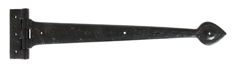 From The Anvil - Black Textured 18" Cast T Hinge (pair) | Sku. 83623 | Trade Door Handles.