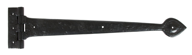 From The Anvil - Black Textured 18" Cast T Hinge (pair) | Sku. 83623 | Trade Door Handles.