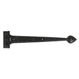 From The Anvil - Black Textured 18" Cast T Hinge (pair) | Sku. 83623 | Trade Door Handles.