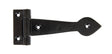 From The Anvil - Black Smooth 6" Cast T Hinge (pair) | Sku. 83624 | Trade Door Handles.