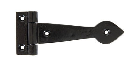 From The Anvil - Black Smooth 6" Cast T Hinge (pair) | Sku. 83624 | Trade Door Handles.