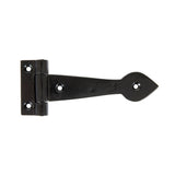 From The Anvil - Black Smooth 6" Cast T Hinge (pair) | Sku. 83624 | Trade Door Handles.