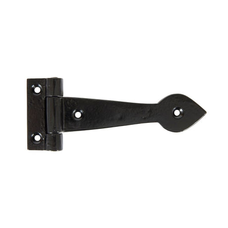 From The Anvil - Black Smooth 6" Cast T Hinge (pair) | Sku. 83624 | Trade Door Handles.