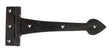 From The Anvil - Black Smooth 10‚¬Å¡½" Cast T Hinge (pair) | Sku. 83625 | Trade Door Handles.
