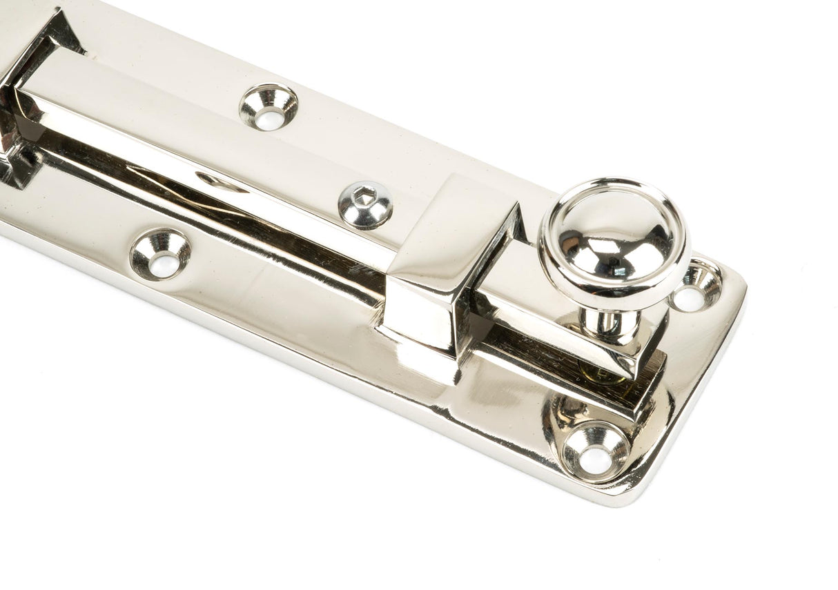 From The Anvil - Polished Nickel 6" Universal Bolt | Sku. 83626 | Trade Door Handles.