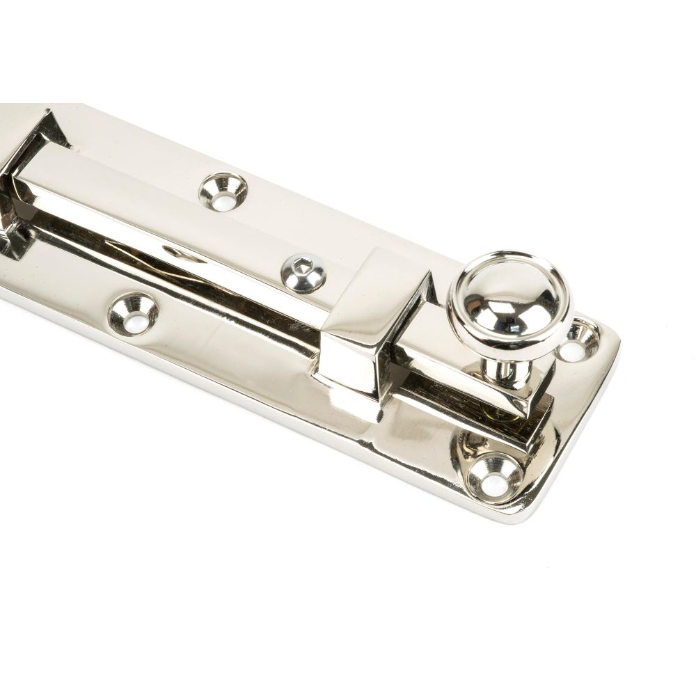 From The Anvil - Polished Nickel 6" Universal Bolt | Sku. 83626 | Trade Door Handles.