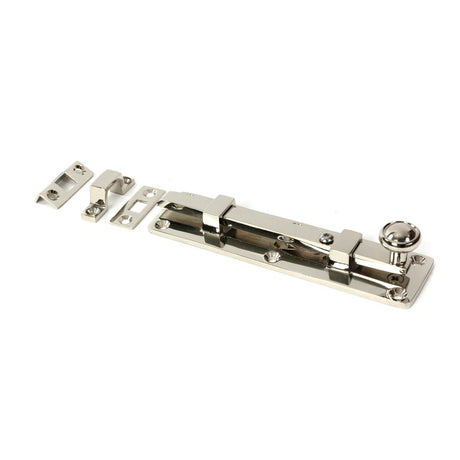 From The Anvil - Polished Nickel 6" Universal Bolt | Sku. 83626 | Trade Door Handles.