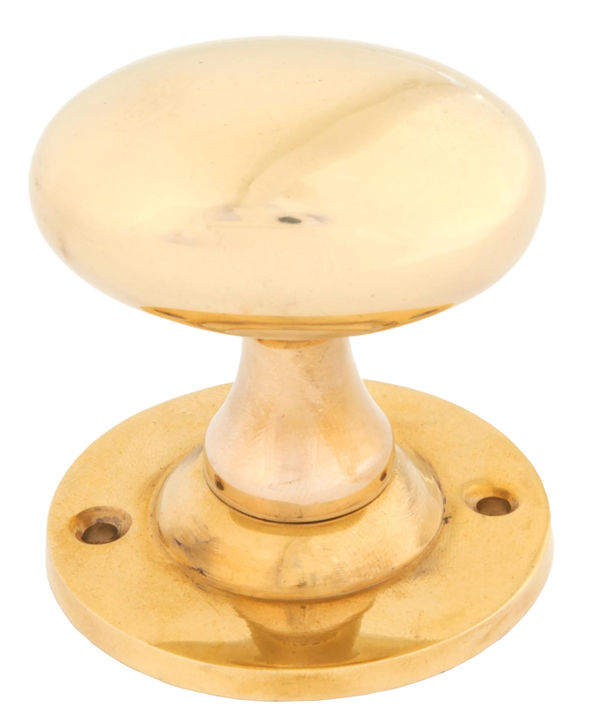 From The Anvil - Polished Brass Oval Mortice/Rim Knob Set | Sku. 83627 | Trade Door Handles.