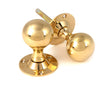 From The Anvil - Polished Brass Ball Mortice Knob Set | Sku. 83630 | Trade Door Handles.