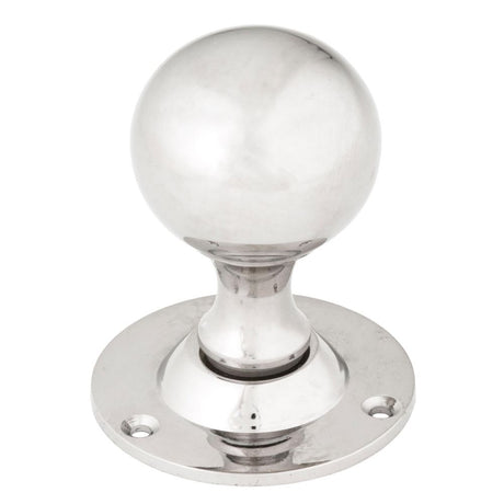 From The Anvil - Polished Nickel Ball Mortice Knob Set | Sku. 83632 | Trade Door Handles.