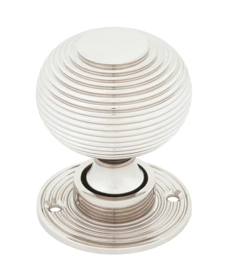 From The Anvil - Polished Nickel Beehive Mortice/Rim Knob Set | Sku. 83636 | Trade Door Handles.