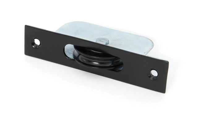 From The Anvil - Black Square Ended Sash Pulley 75kg | Sku. 83637 | Trade Door Handles.