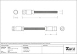 From The Anvil - Fixings for back to back pull handles (pair) | Sku. 83652F | Trade Door Handles.