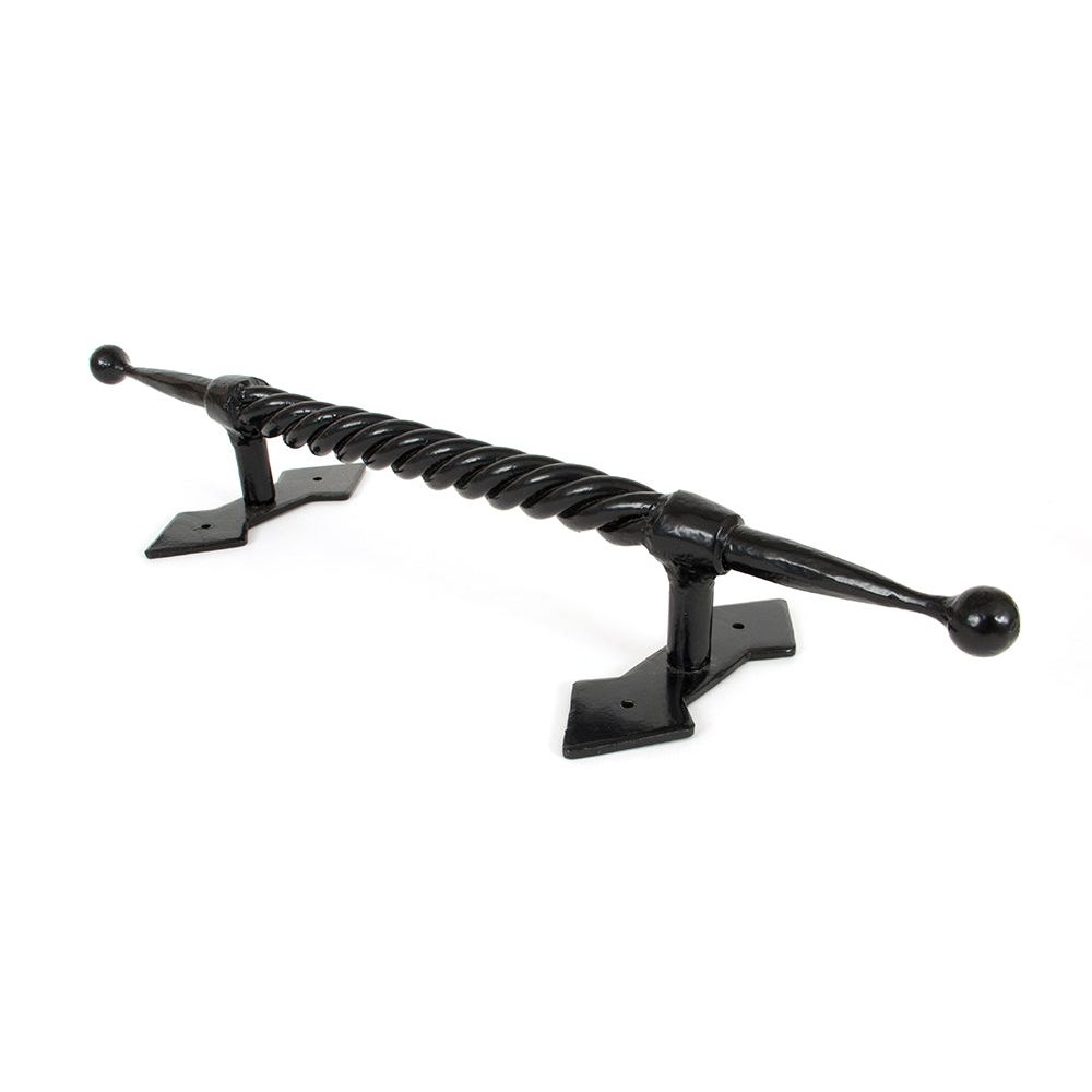 From The Anvil - Black Large Robe Pull Handle | Sku. 83664 | Trade Door Handles.