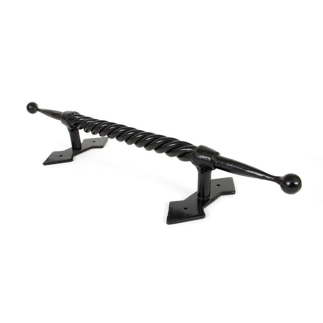 From The Anvil - Black Large Robe Pull Handle | Sku. 83664 | Trade Door Handles.