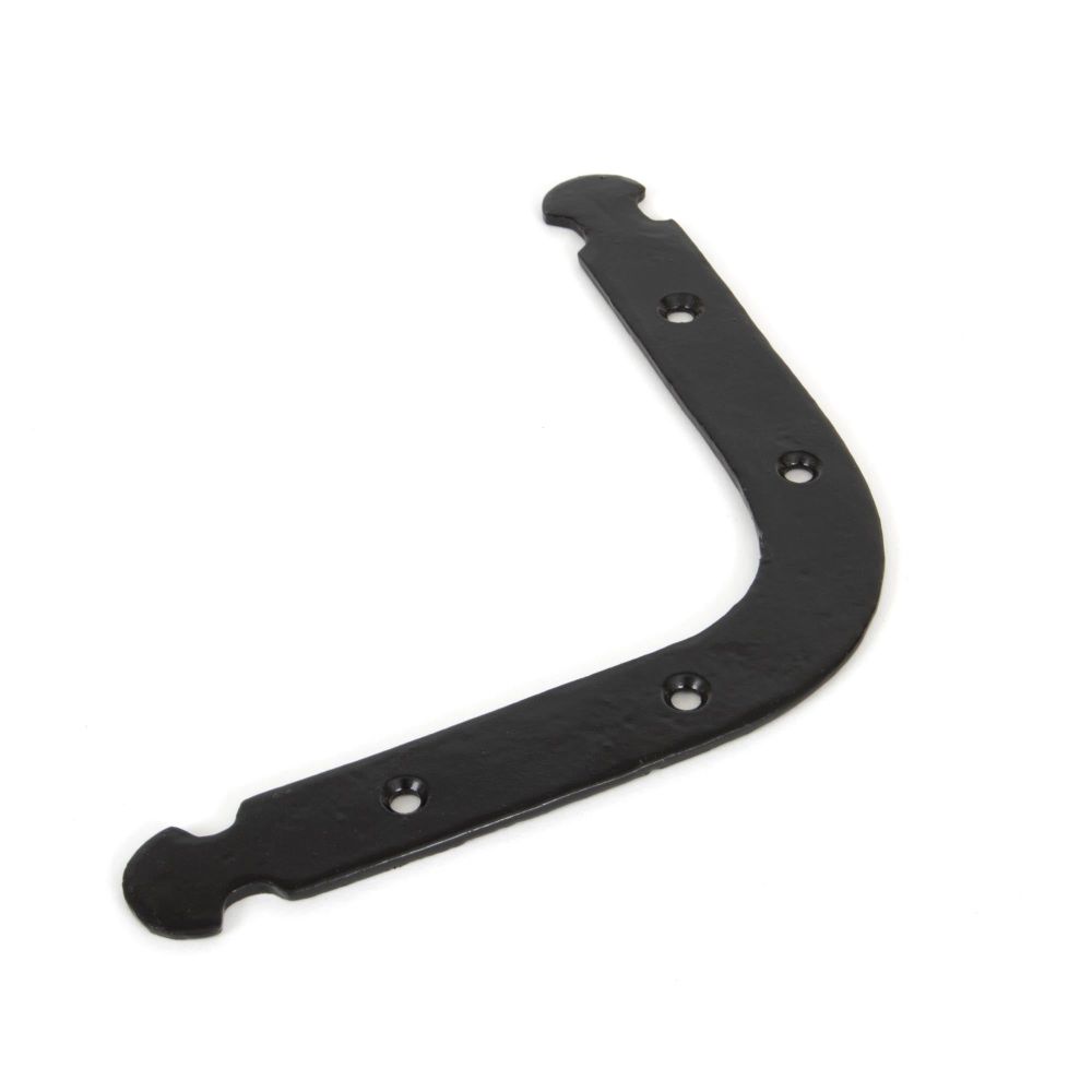 From The Anvil - Black Mending Bracket | Sku. 83669 | Trade Door Handles.