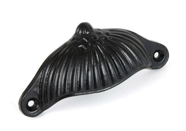 From The Anvil - Black 4" Flower Drawer Pull | Sku. 83676 | Trade Door Handles.
