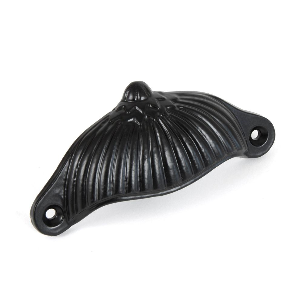 From The Anvil - Black 4" Flower Drawer Pull | Sku. 83676 | Trade Door Handles.