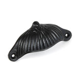 From The Anvil - Black 4" Flower Drawer Pull | Sku. 83676 | Trade Door Handles.