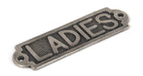 From The Anvil - Antique Pewter Ladies Sign | Sku. 83685 | Trade Door Handles.